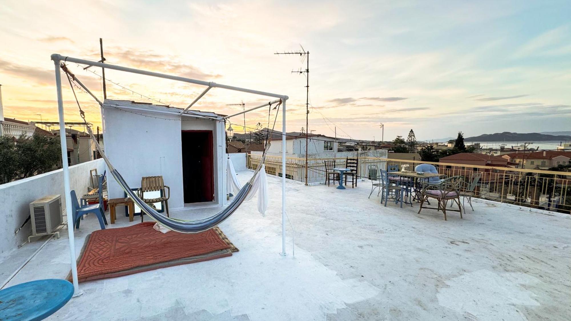 Appartement Vue Sur Mer Soul Family, Egine Aegina Esterno foto