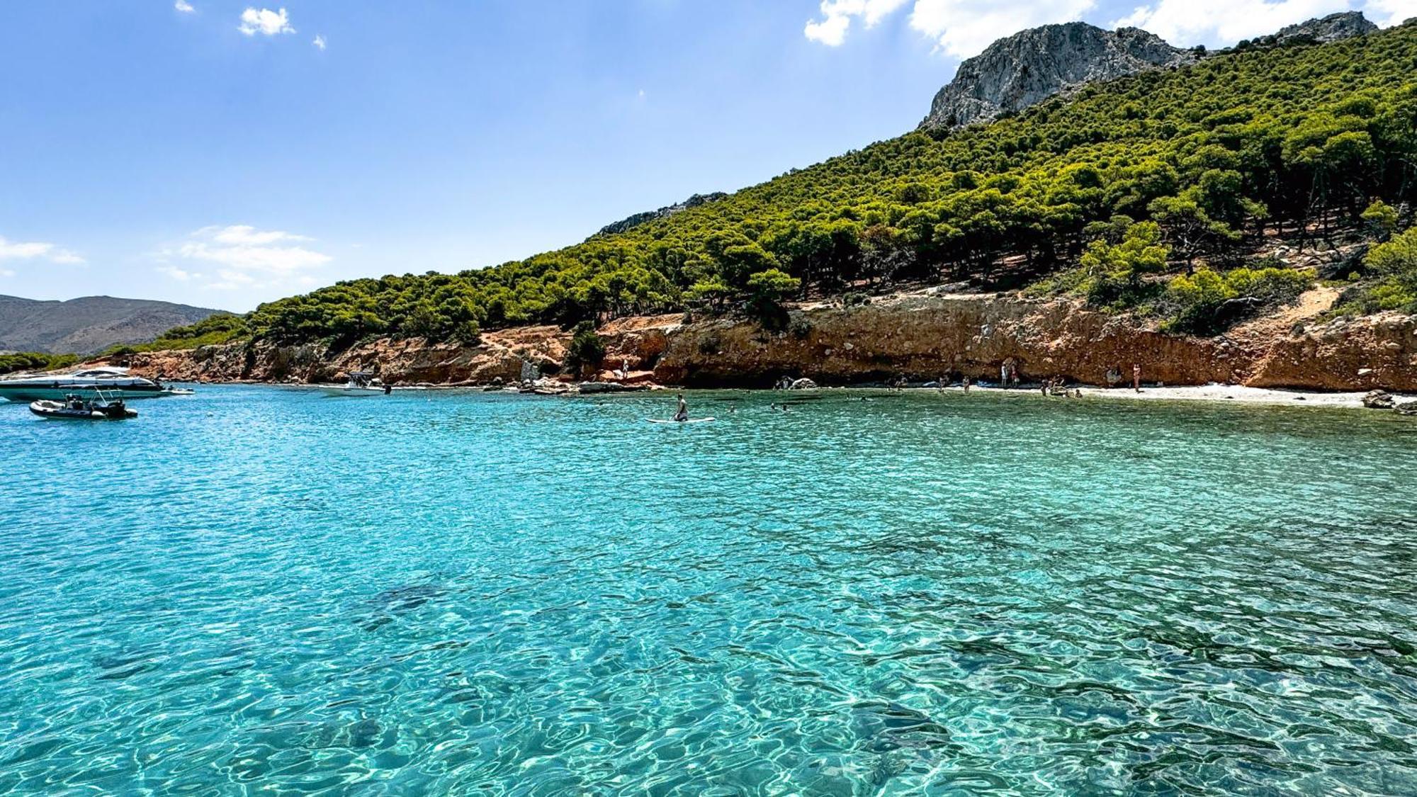 Appartement Vue Sur Mer Soul Family, Egine Aegina Esterno foto