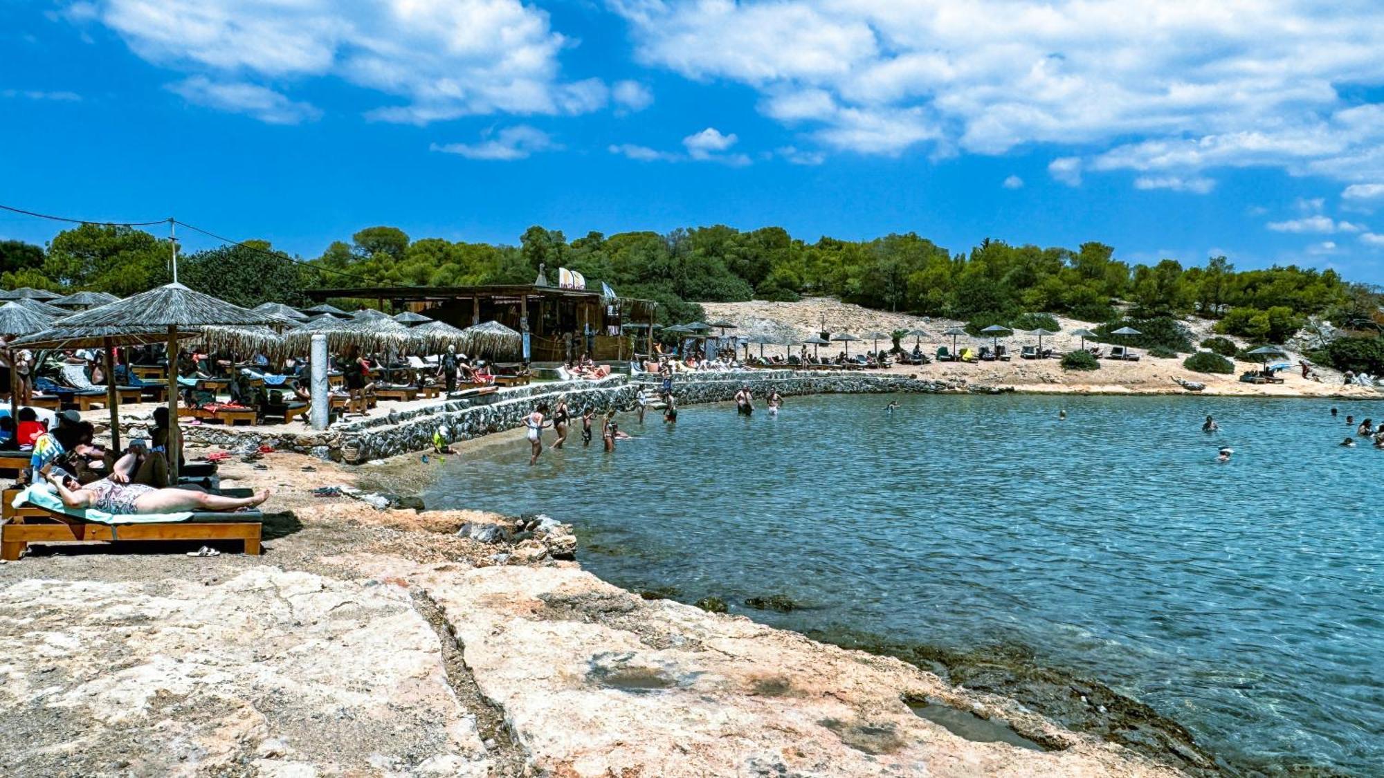 Appartement Vue Sur Mer Soul Family, Egine Aegina Esterno foto